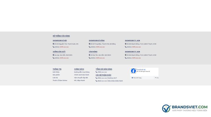 Footer Theme WordPress bán bàn thờ
