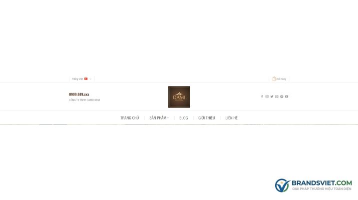 Header Theme WordPress bán cafe 02