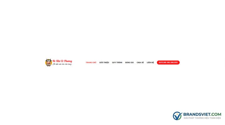 Header Theme WordPress bán bò khô