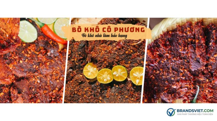 Hero Section Theme WordPress bán bò khô