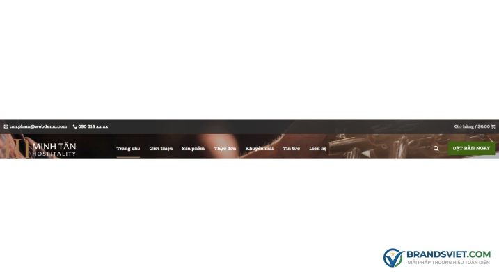 Header Theme WordPress bán bia rượu