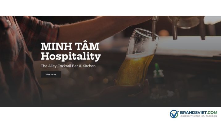 Hero Section Theme WordPress bán bia rượu