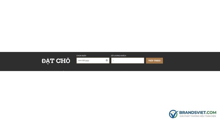 Khu vực đặt chỗ Theme WordPress bán bia rượu