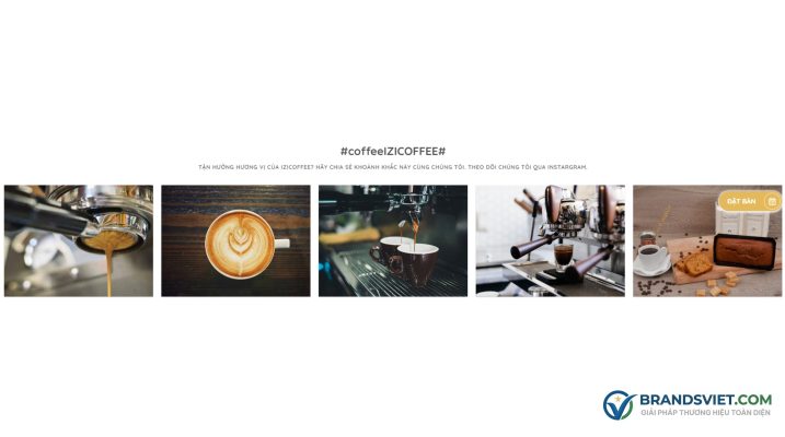 Section hình ảnh Theme WordPress bán cafe 03