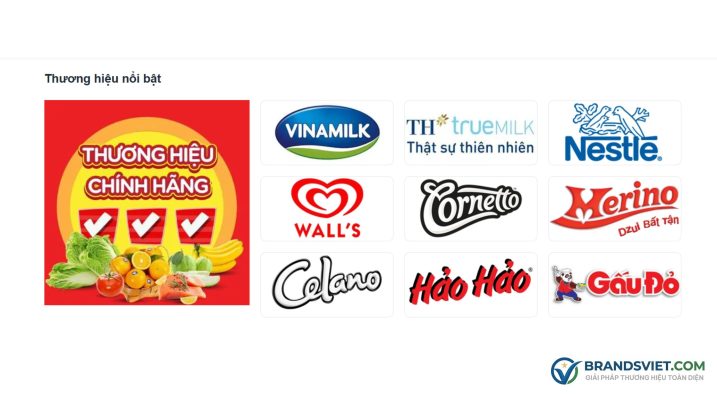 Section thương hiệu nổi bật Theme WordPress Bách Hóa 06
