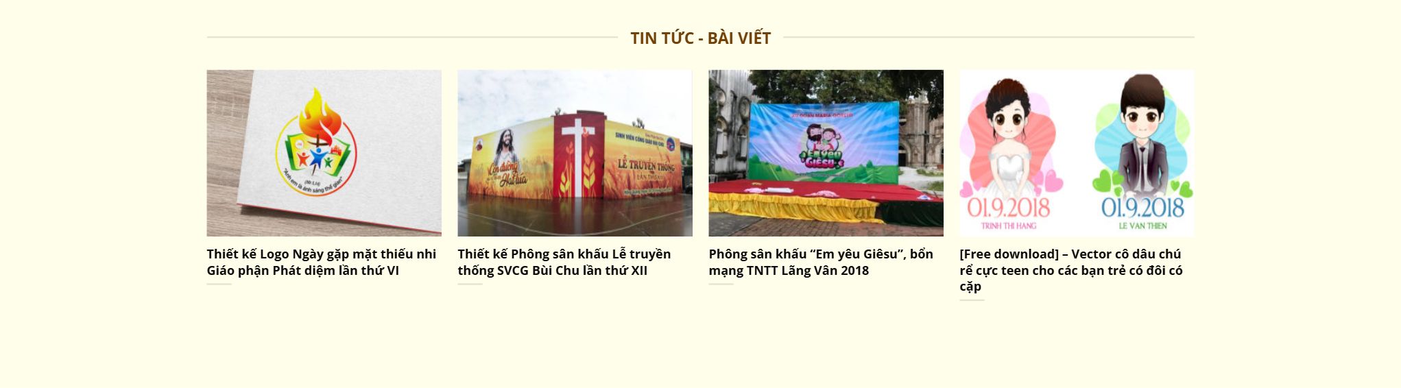 Theme bán tranh gỗ - Khối tin tức về tranh gỗ của mẫu website