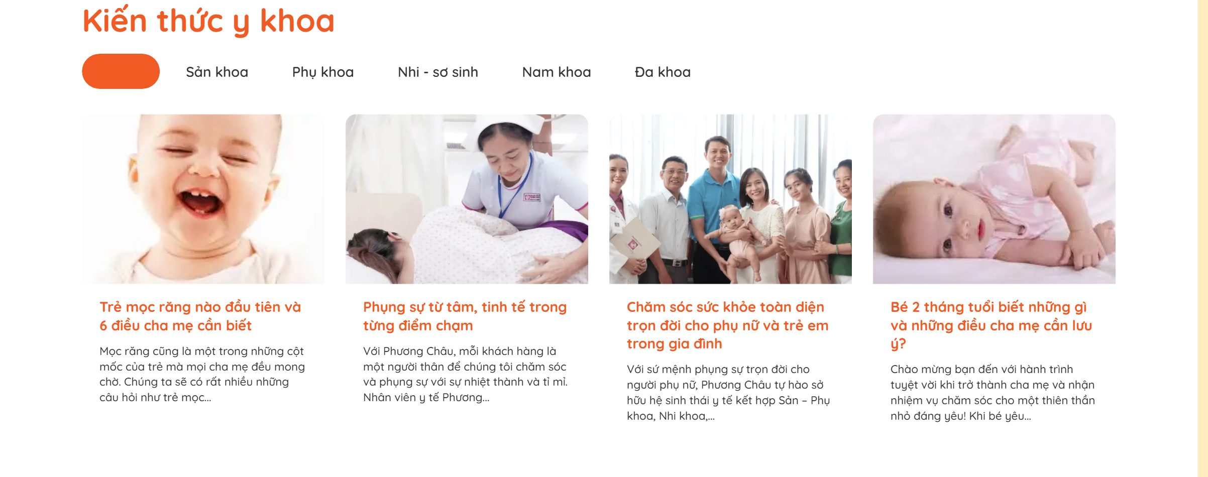 Kiến thức y khoa trên theme bệnh viện phụ sản