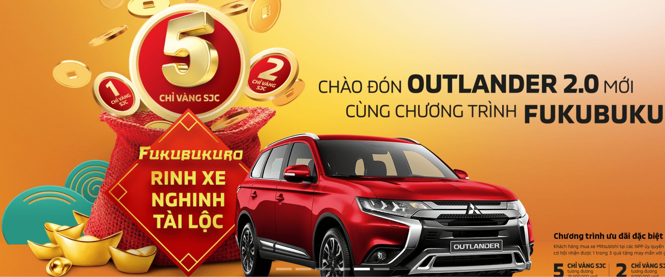 Theme đại lý ô tô - Banner chương trình khuyến mãi của mẫu website