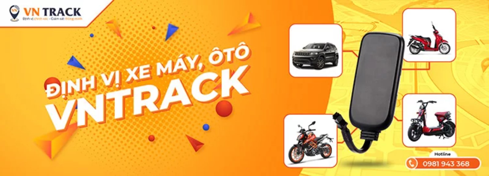 Giao diện trang chủ theme thiết bị định vị giám sát