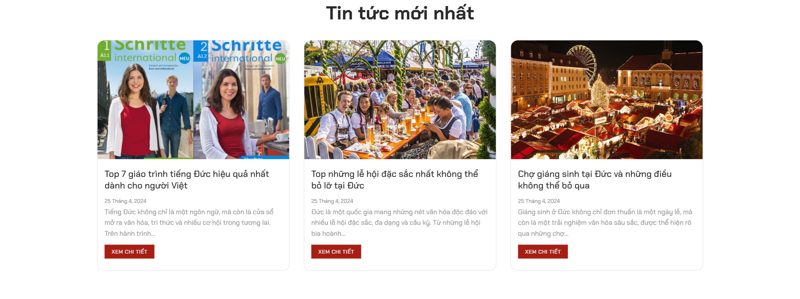 Tin tức mới nhất trên theme du học Đức