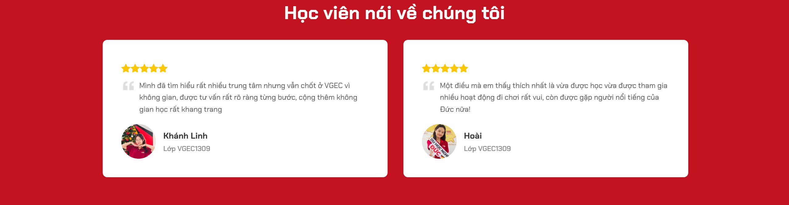 Cảm nhận học viên trên theme du học Đức