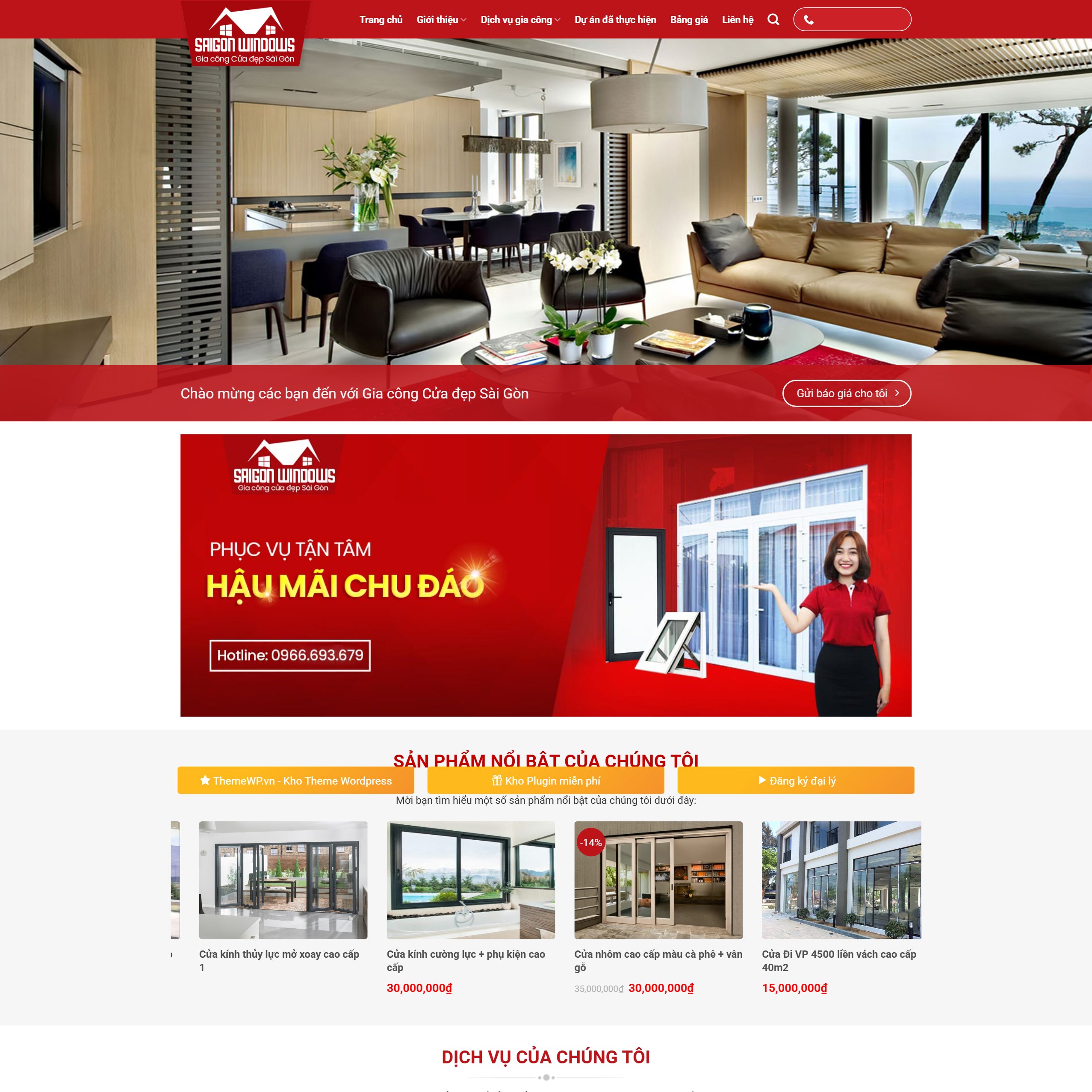 Theme gia công nhôm kính - ảnh đại diện