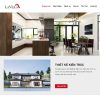 Giao diện website theme công ty kiến trúc nội thất Lavilla