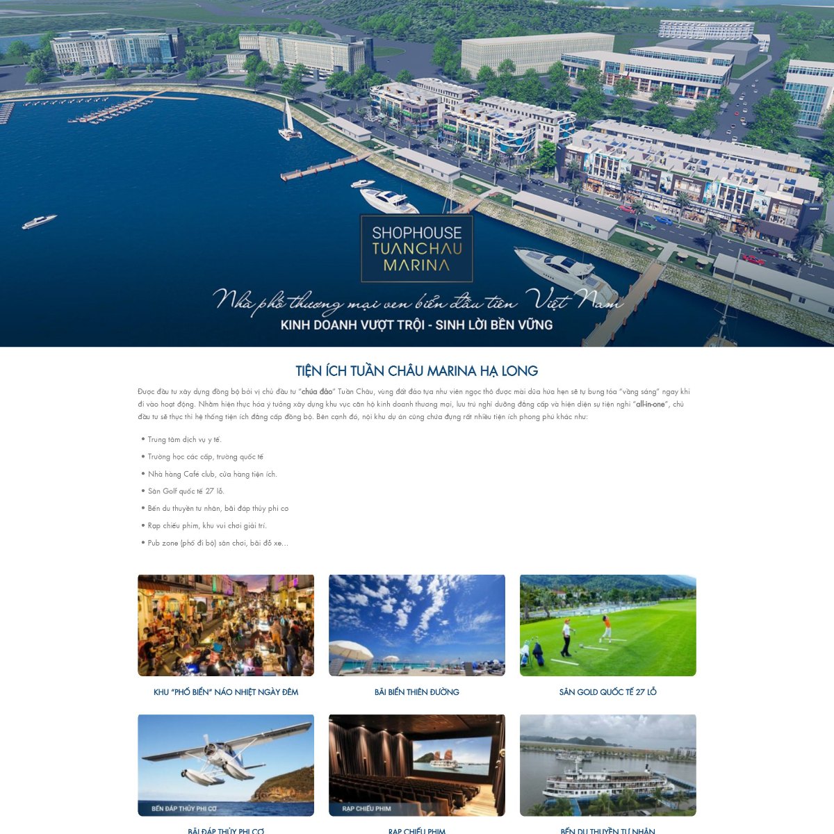 theme landing page bất động sản