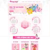 Theme website sản phẩm mẹ và bé