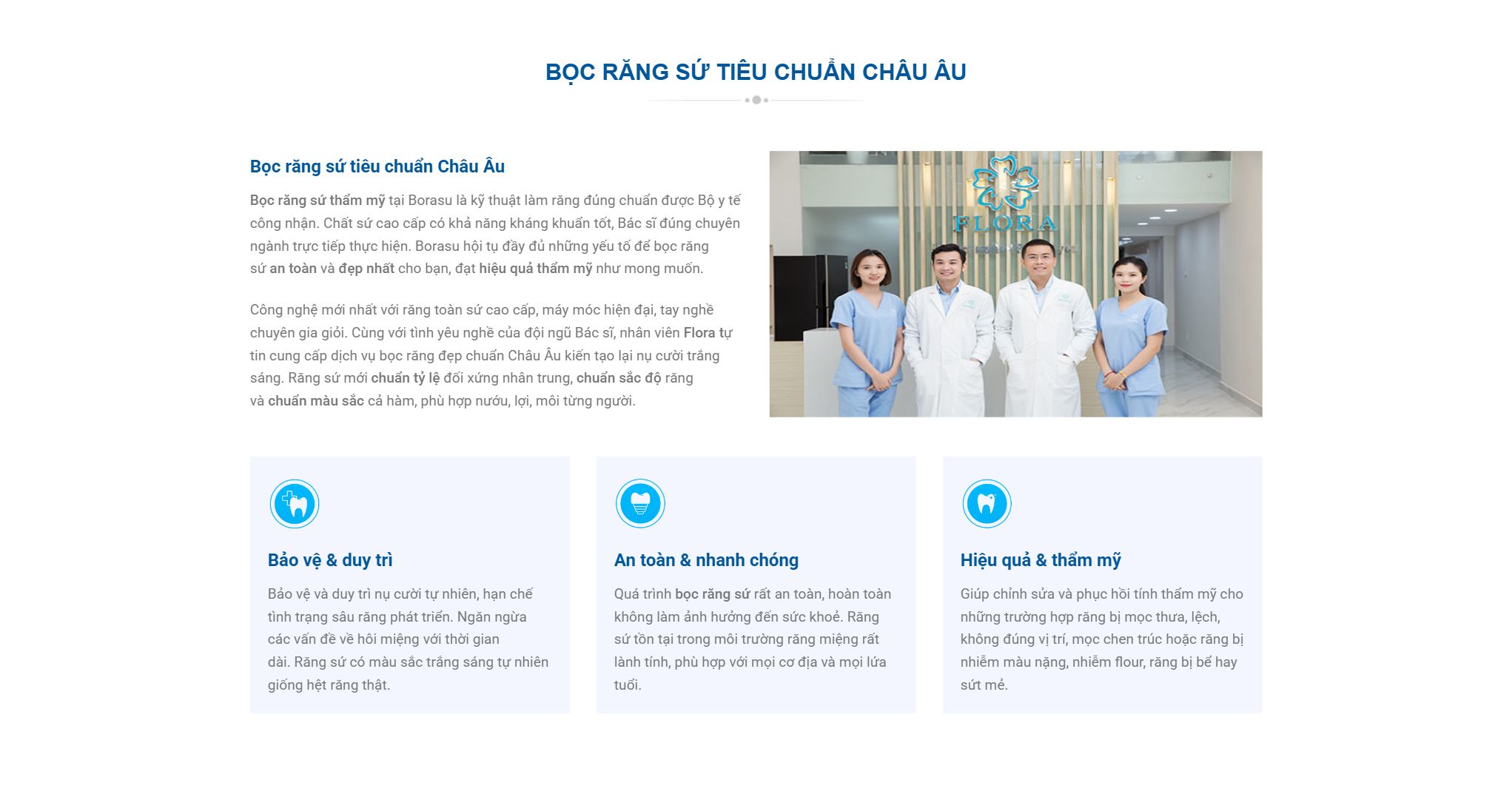 Theme phòng khám nha khoa - Khối lý do chọn phòng khám nha khoa