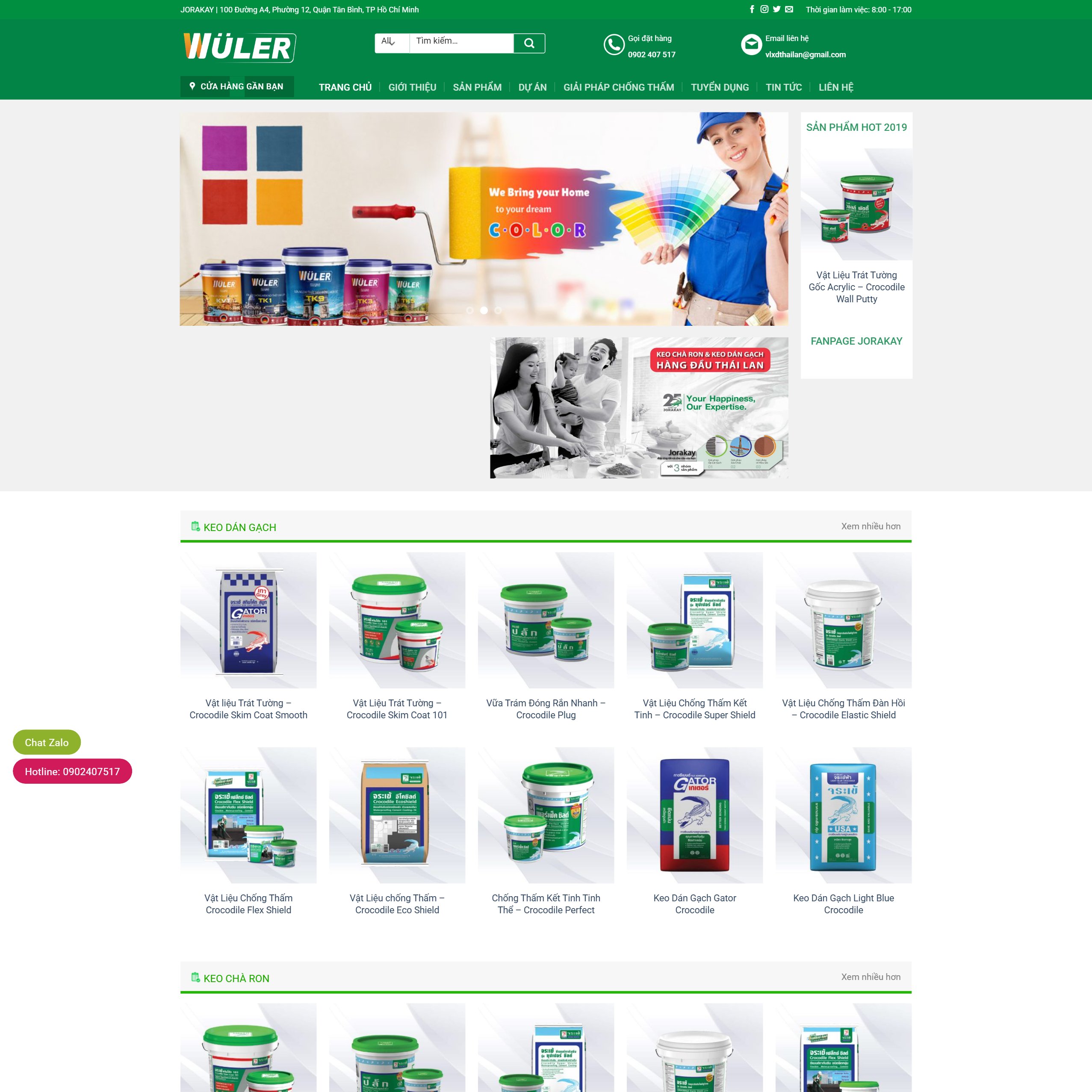 Theme shop bột sơn - ảnh đại diện