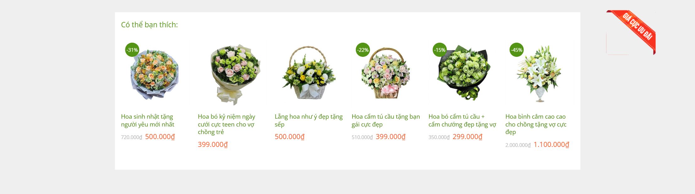 Theme cửa hàng bán hoa - Thêm khối sản phẩm hoa của theme cửa hàng bán hoa