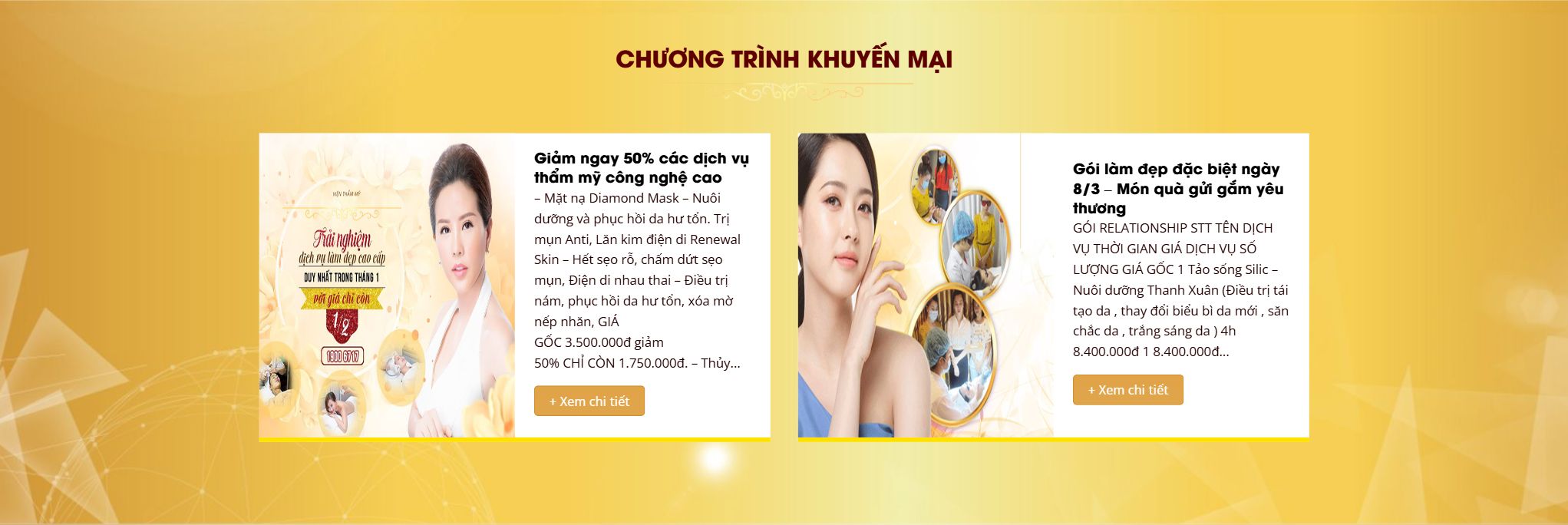 Theme spa thẩm mỹ viện - Thêm khối dịch vụ và liệu trình làm đẹp