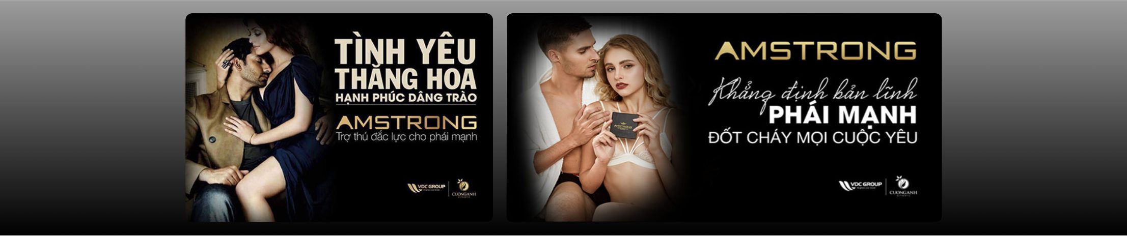Theme thực phẩm chức năng - Banner thông điệp sản phẩm của mẫu website