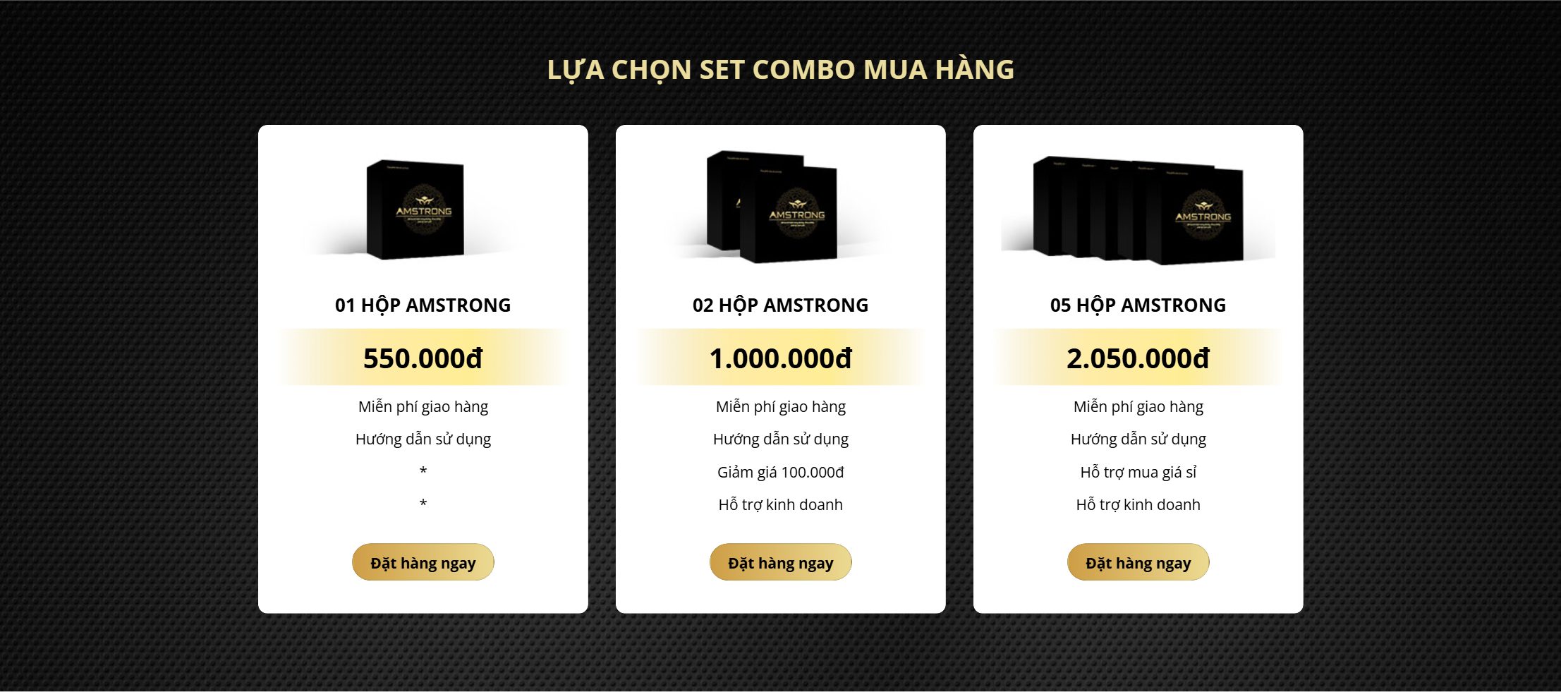 Theme thực phẩm chức năng - Bảng giá theo gói của theme thực phẩm chức năng