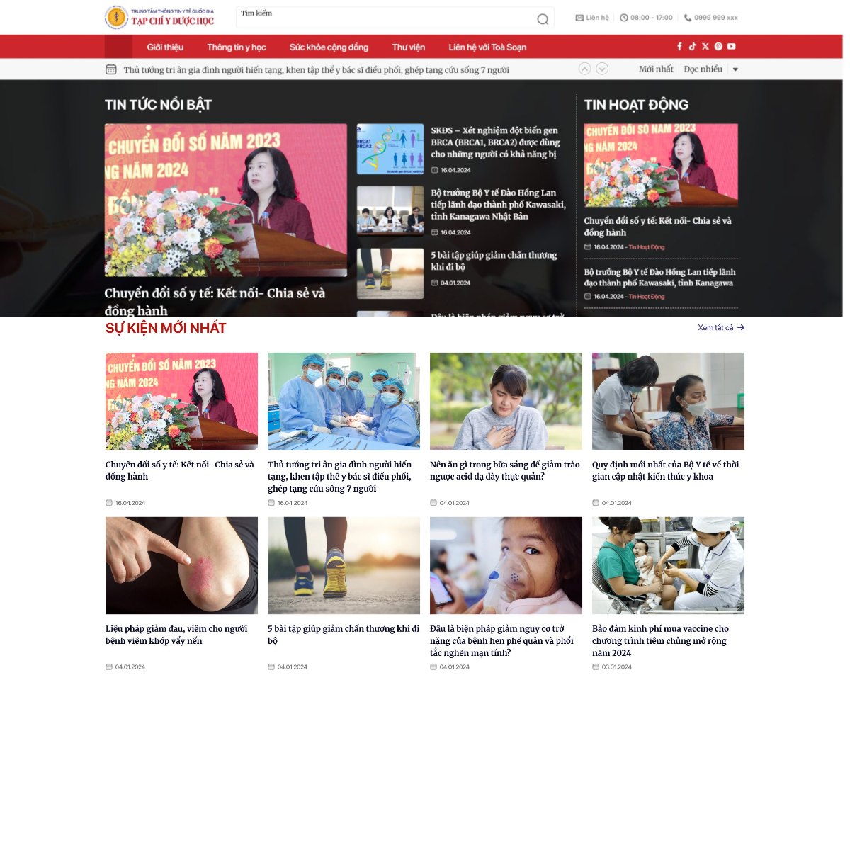 theme website tin tức