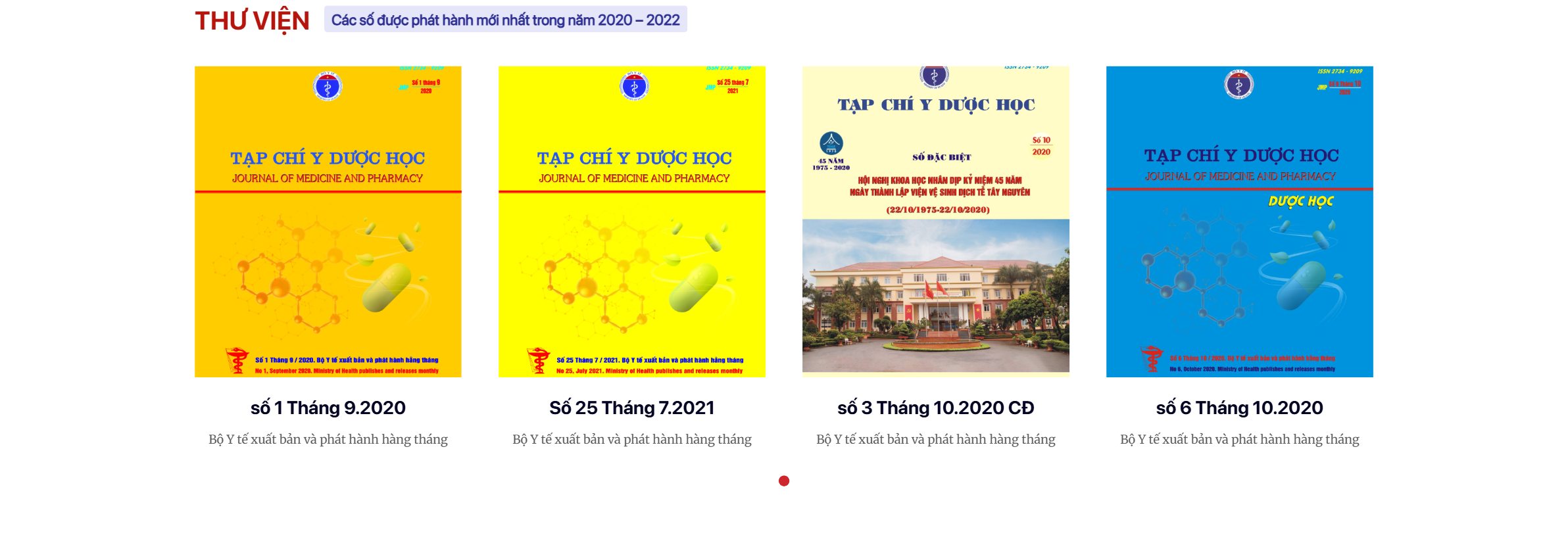 Thư viện ấn phẩm trên theme website tin tức