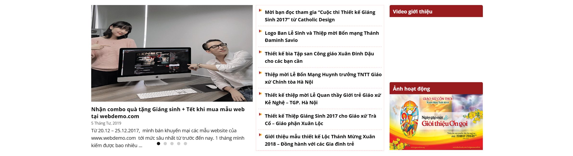 Theme tin tức - Khối tin nổi bật, video và ảnh hoạt động trên theme tin tức